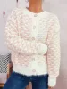 Fluffy Textured Button-Up Cardigan sold by Charming Charlie
