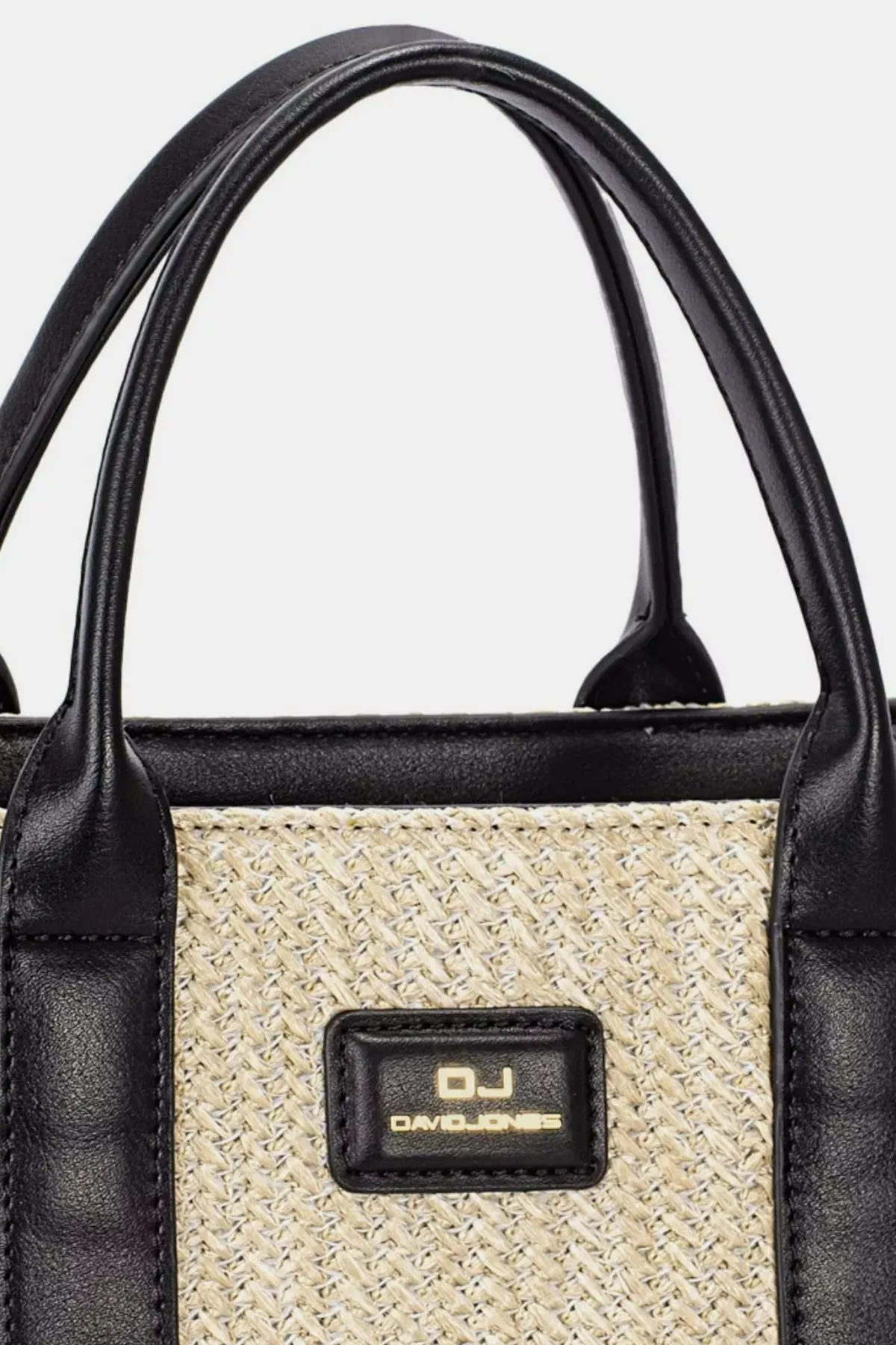 David Jones Square Woven Tote Handbag sold by Charming Charlie product image thumbnail 4