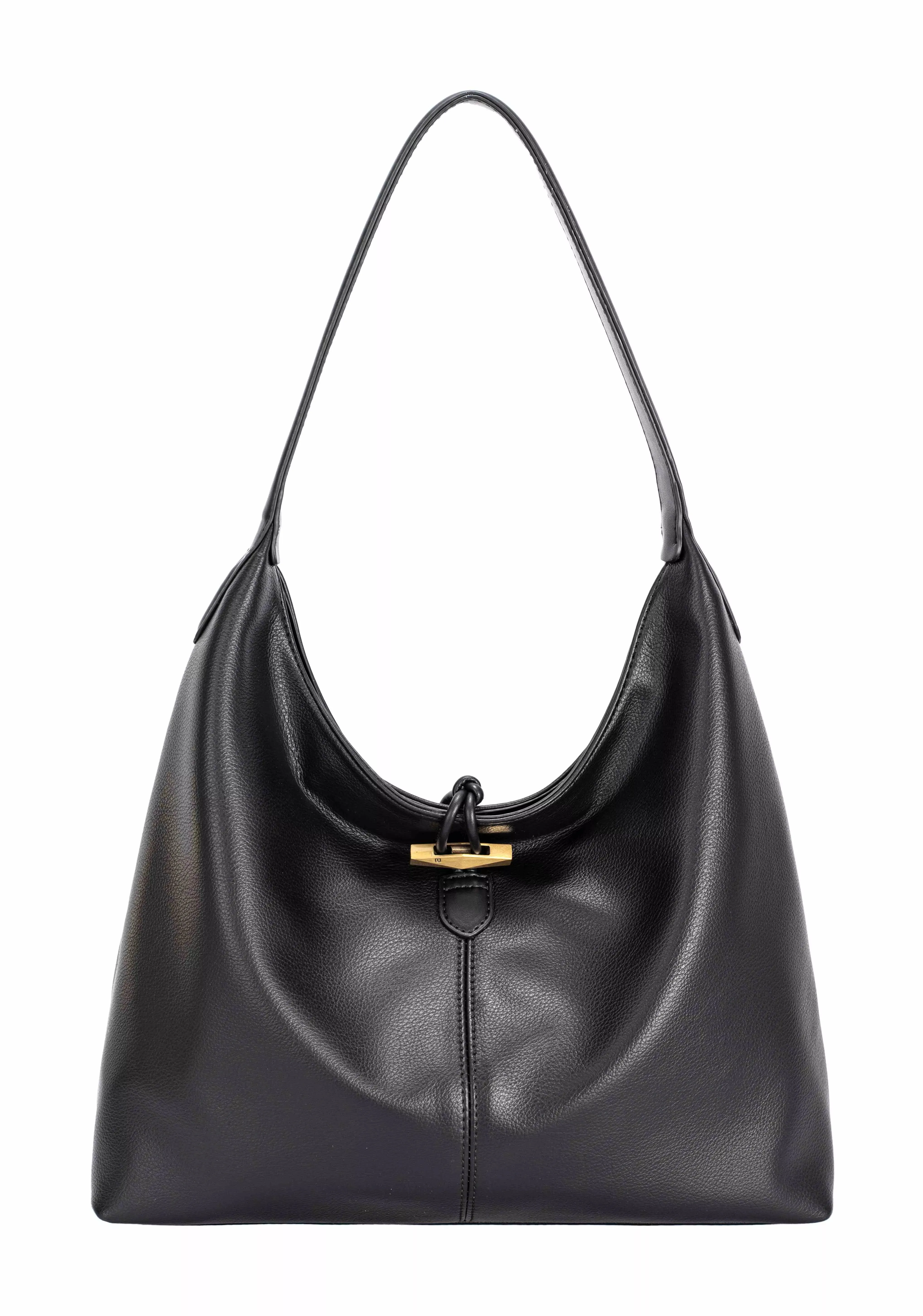 David Jones Classic Leather Shoulder Bag sold by Charming Charlie