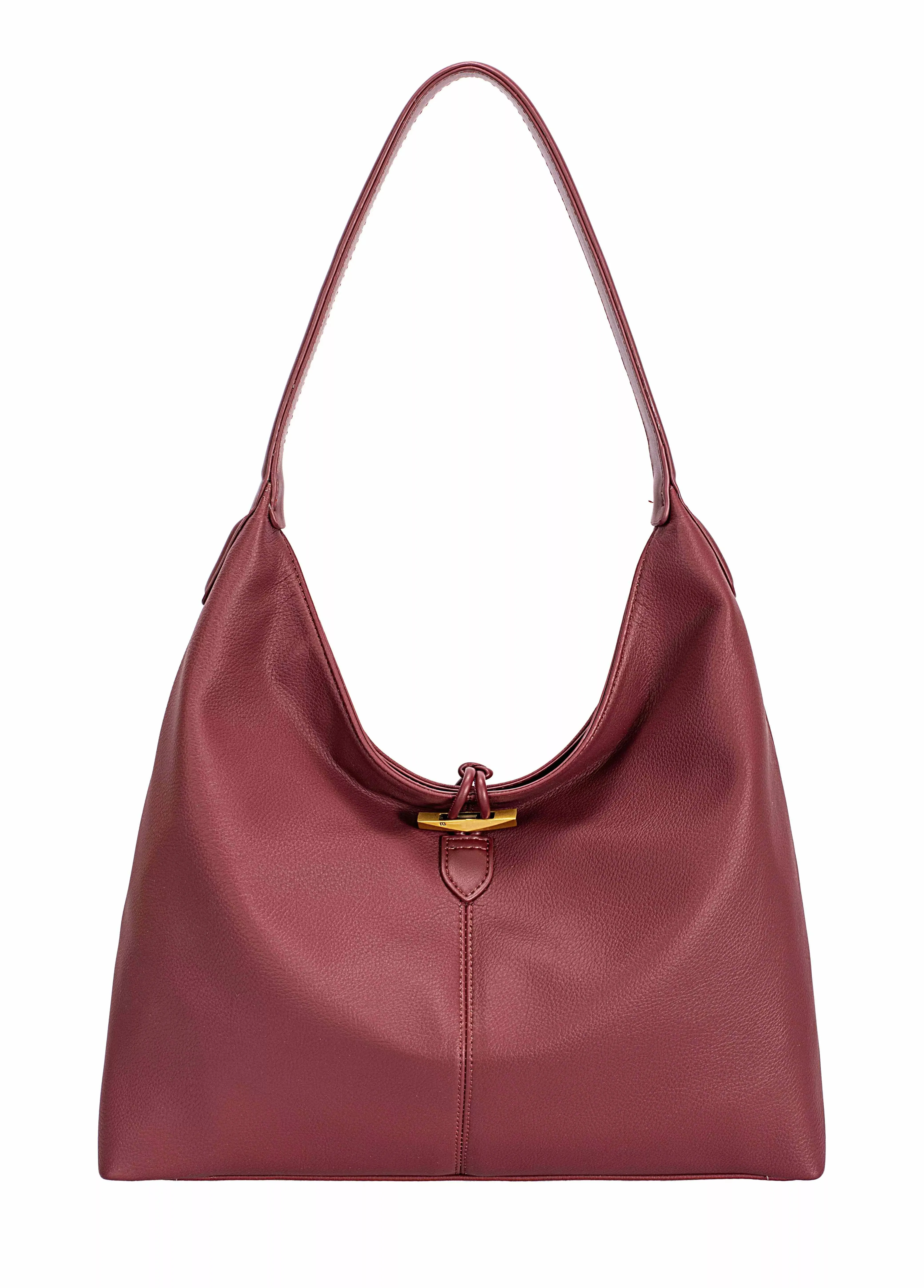David Jones Classic Leather Shoulder Bag sold by Charming Charlie product image thumbnail 2
