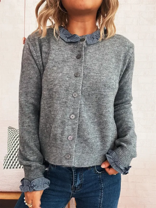 Button Up Long Sleeve Cardigan sold by Charming Charlie