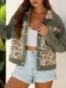 Floral Snap Down Corduroy Jacket sold by Charming Charlie
