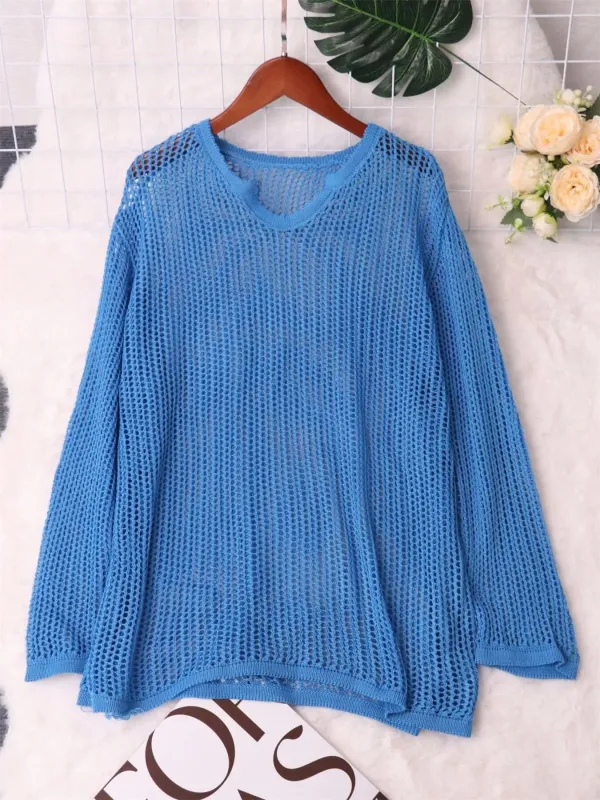 Openwork Relaxed Fit Knit Cover Up sold by Charming Charlie