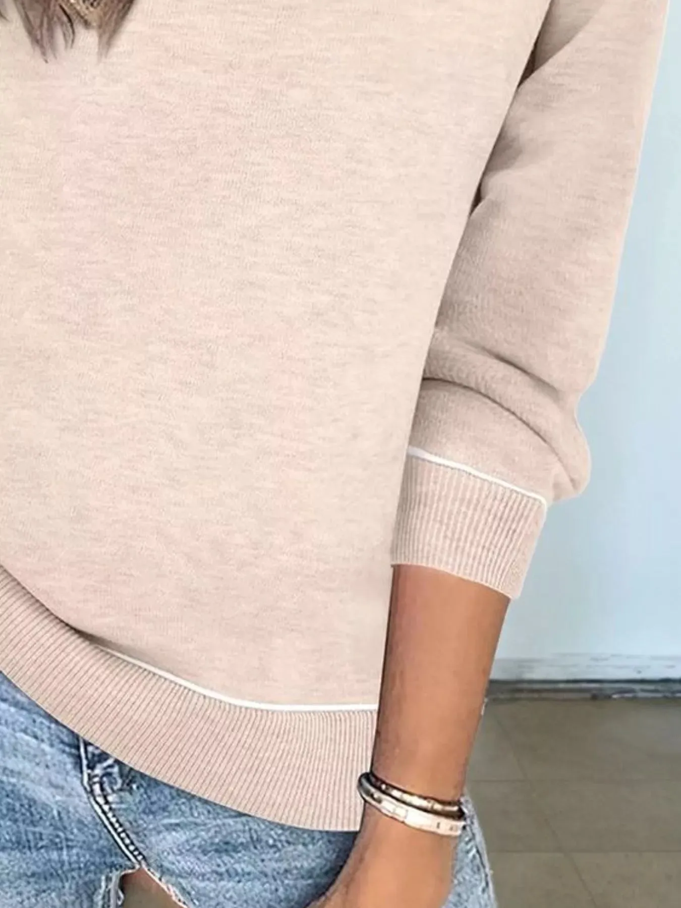 Round Neck Raglan Sleeve Sweater sold by Charming Charlie product image thumbnail 2