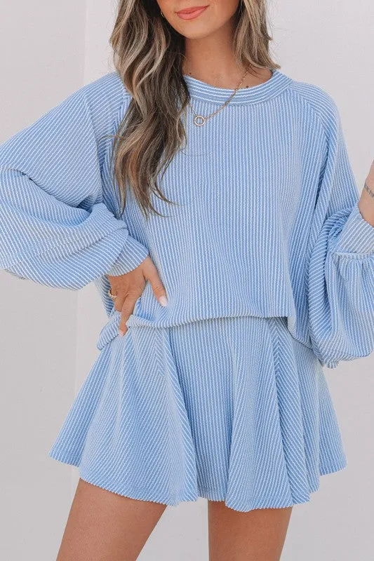 Corded Top and Skirt Set sold by Charming Charlie