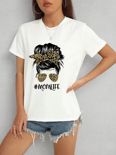 MOMLIFE Round Neck Short Sleeve T-Shirt sold by Charming Charlie product image thumbnail 4