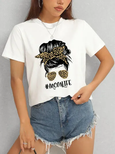 MOMLIFE Round Neck Short Sleeve T-Shirt sold by Charming Charlie product image thumbnail 5