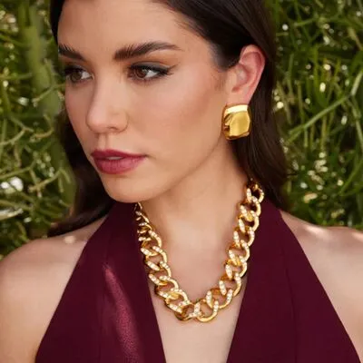 Stainless Steel Square Stud Earrings sold by Charming Charlie