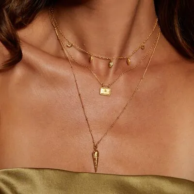 Titanium Steel Pendant Necklace sold by Charming Charlie