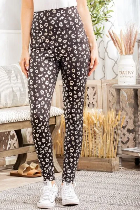 Heimish Full Size Leopard High Waist Leggings sold by Charming Charlie