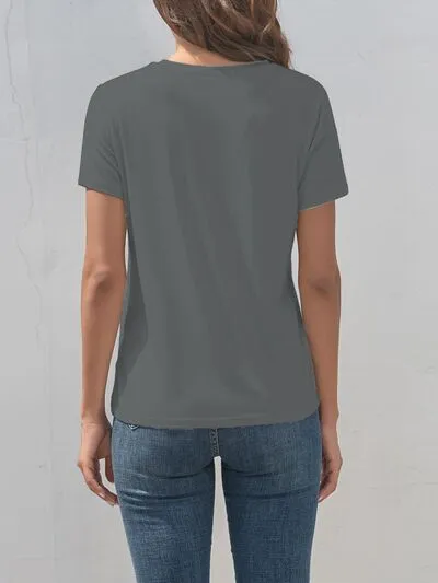 Motorcycle Graphic Round Neck T-Shirt sold by Charming Charlie product image thumbnail 2