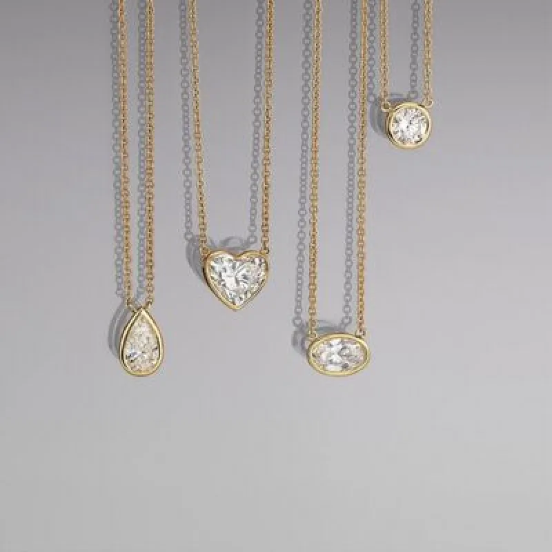 18K Gold-Plated Stainless Steel Pendant Necklace sold by Charming Charlie