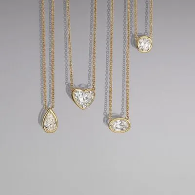 18K Gold-Plated Stainless Steel Pendant Necklace sold by Charming Charlie