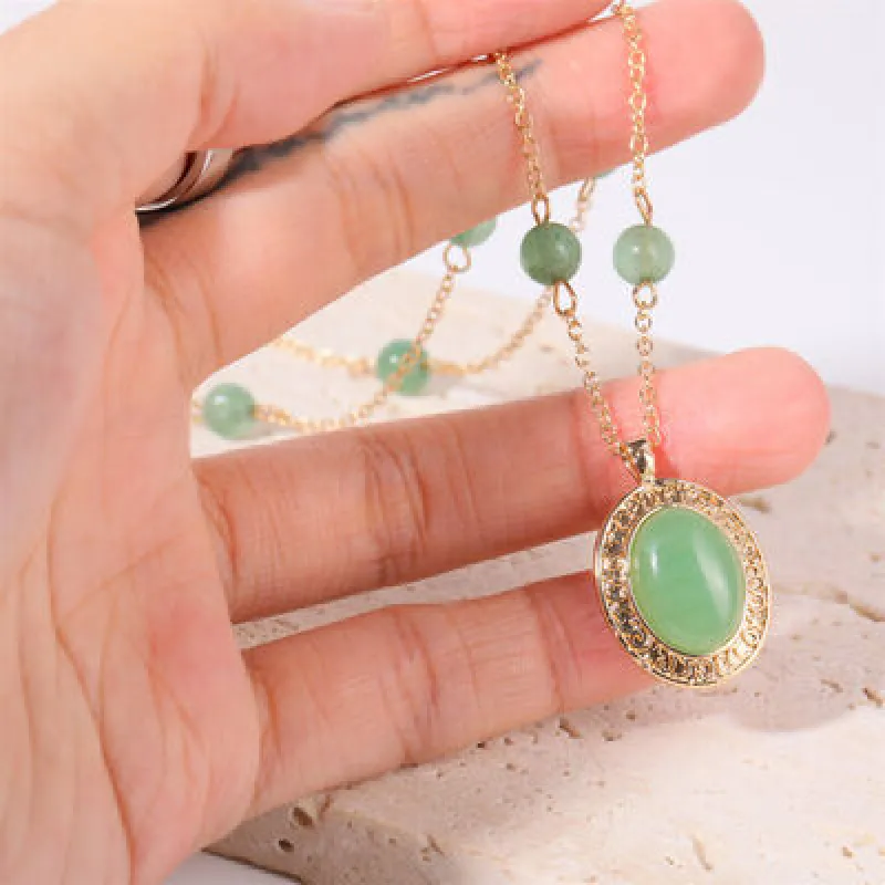 Copper Natural Crystal Pendant Necklace sold by Charming Charlie