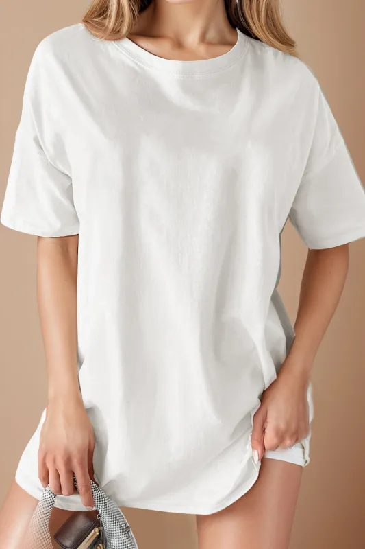 Round Neck Short Sleeve T-Shirt sold by Charming Charlie