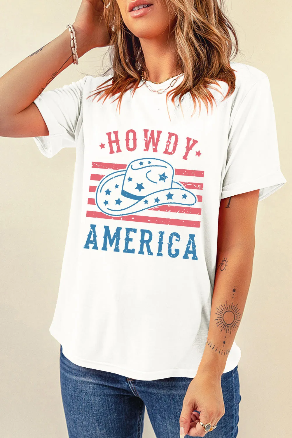 Graphic Round Neck Short Sleeve T-Shirt sold by Charming Charlie product image thumbnail 2