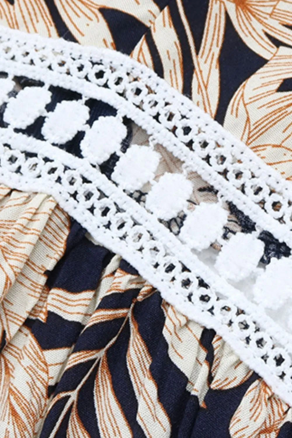 High-Low Printed V-Neck Cap Sleeve Midi Dress sold by Charming Charlie product image thumbnail 4