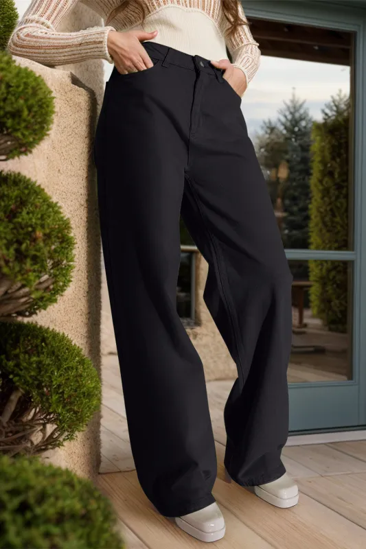 Wide Leg Jeans with Pockets sold by Charming Charlie