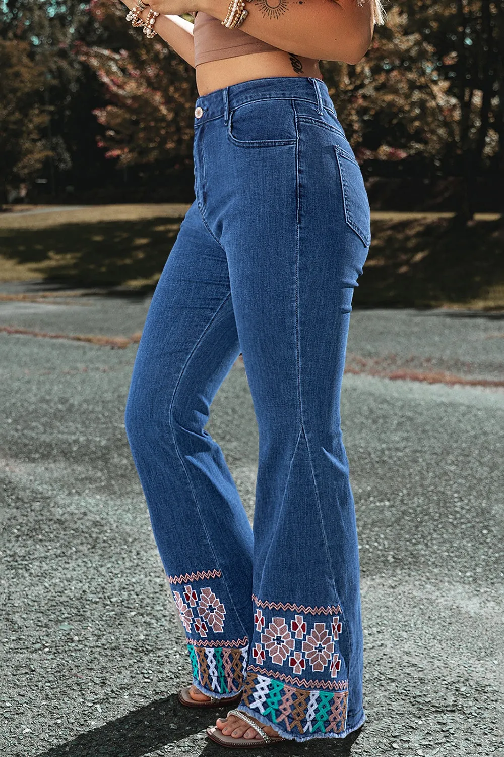 Embroidered Bootcut Jeans sold by Charming Charlie product image thumbnail 2