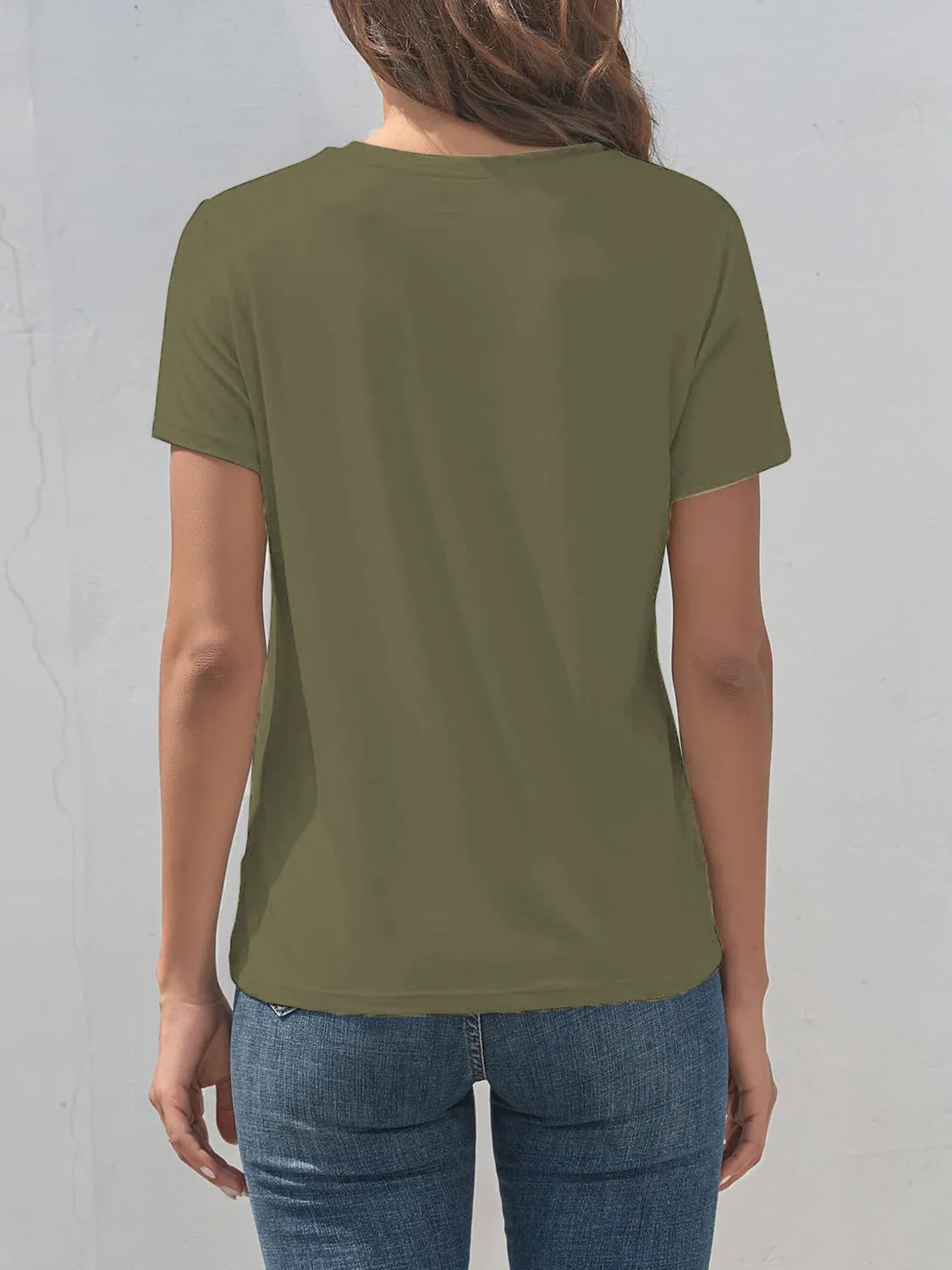 Graphic Round Neck Short Sleeve T-Shirt sold by Charming Charlie product image thumbnail 5