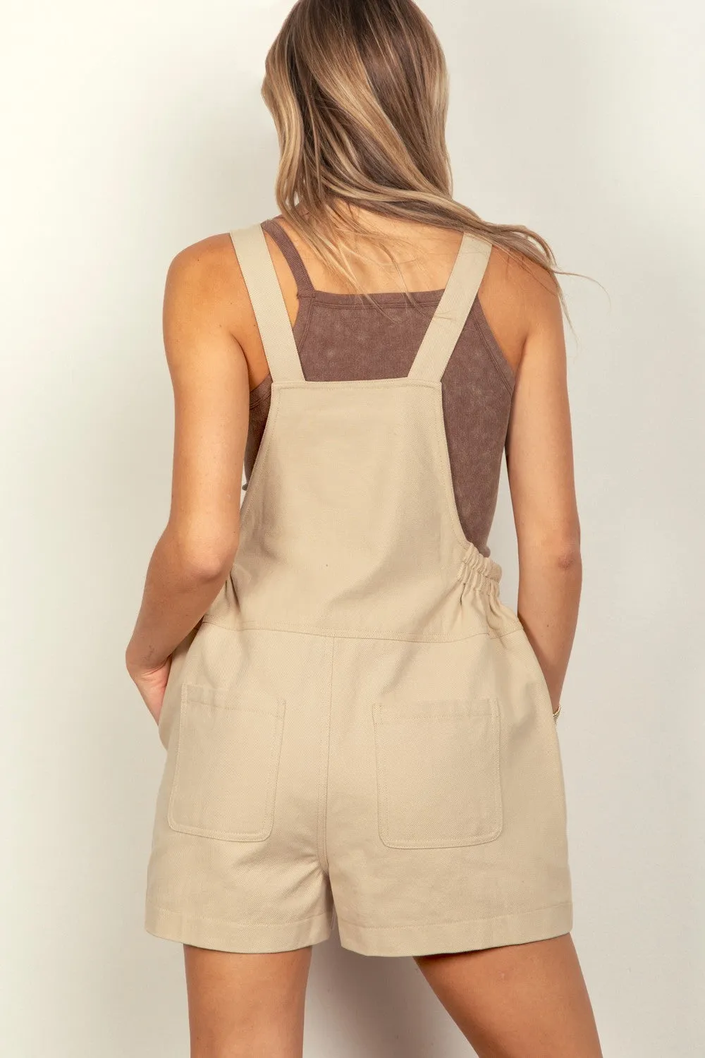 VERY J Adjustable Suspender Overalls with Pockets sold by Charming Charlie product image thumbnail 2