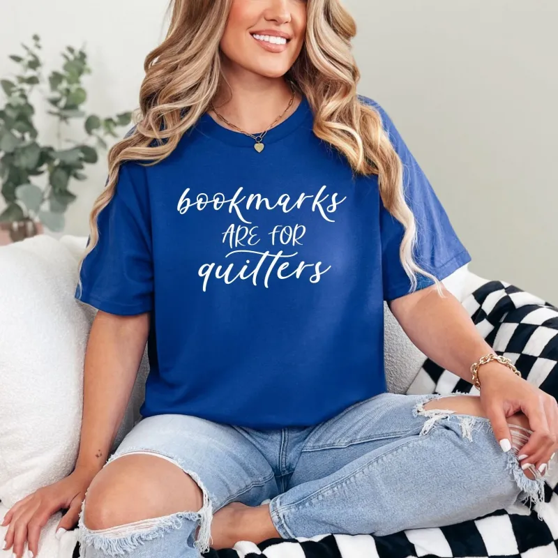 Bookmarks Are For Quitters Graphic Tee sold by Charming Charlie