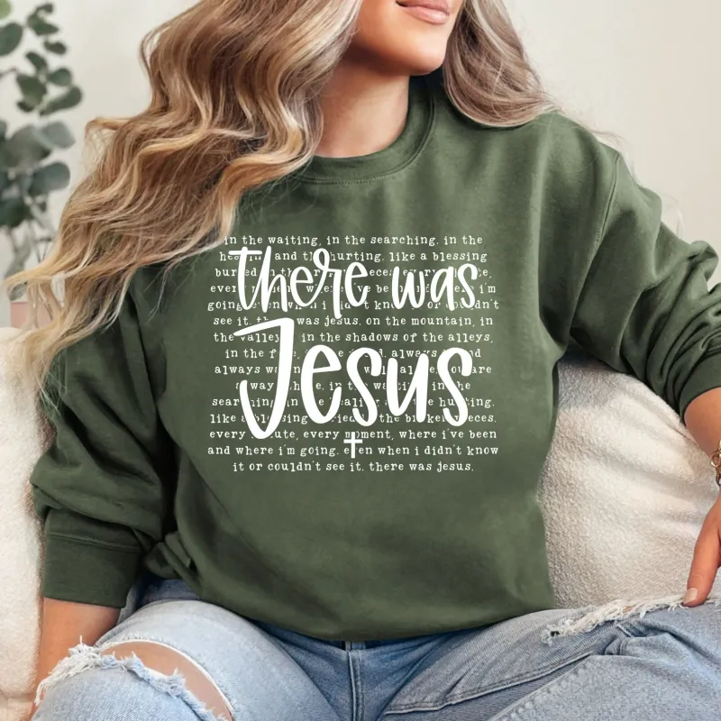 There Was Jesus Graphic Sweatshirt sold by Charming Charlie