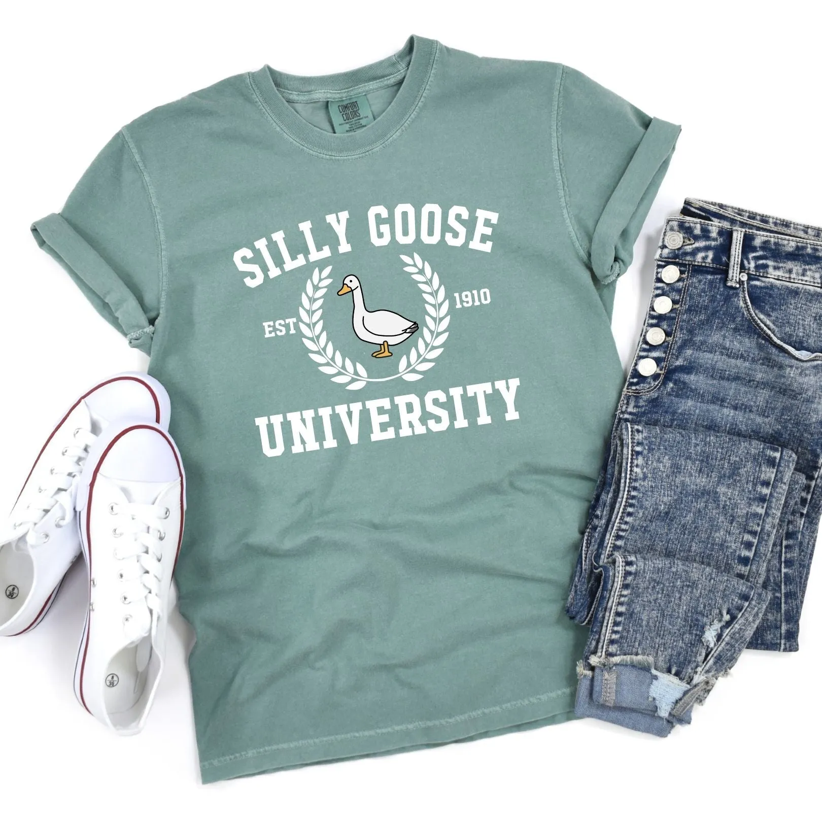Silly Goose University Graphic Tee sold by Charming Charlie