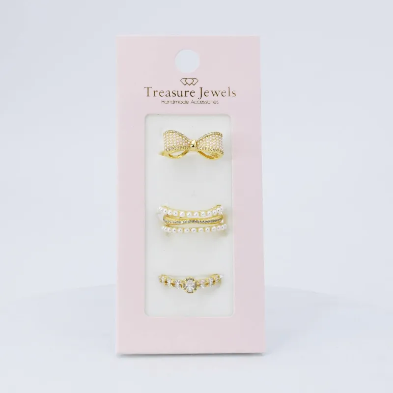 Coquette Ring Set sold by Charming Charlie