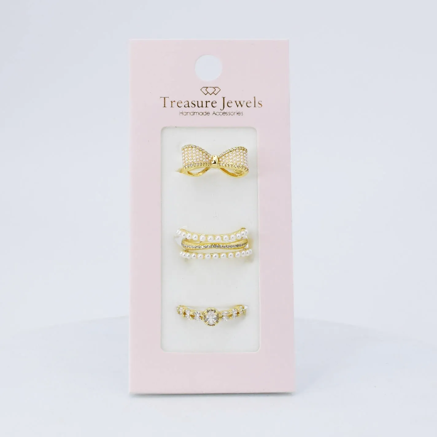 Coquette Ring Set sold by Charming Charlie