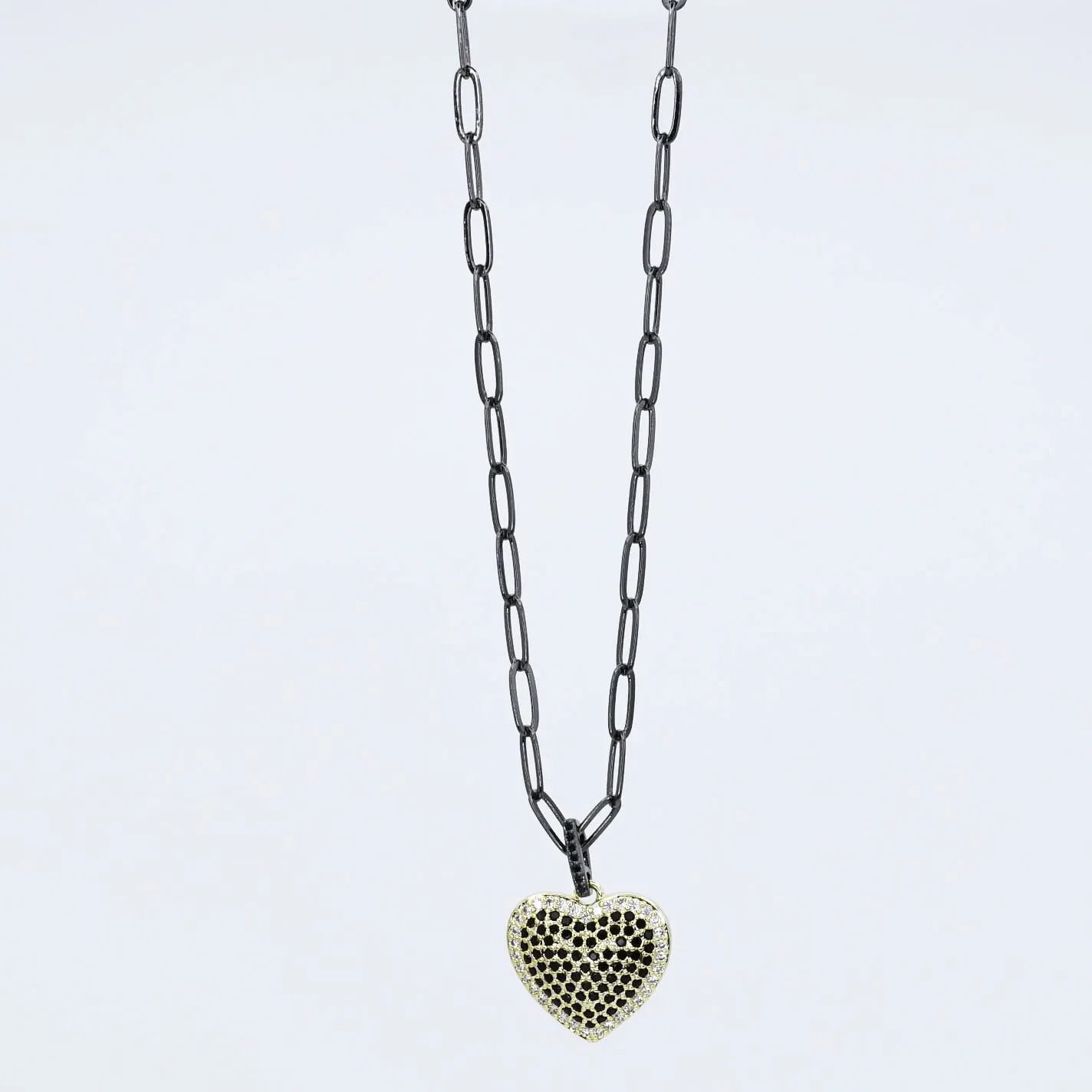 You Got My Heart Black Necklace sold by Charming Charlie