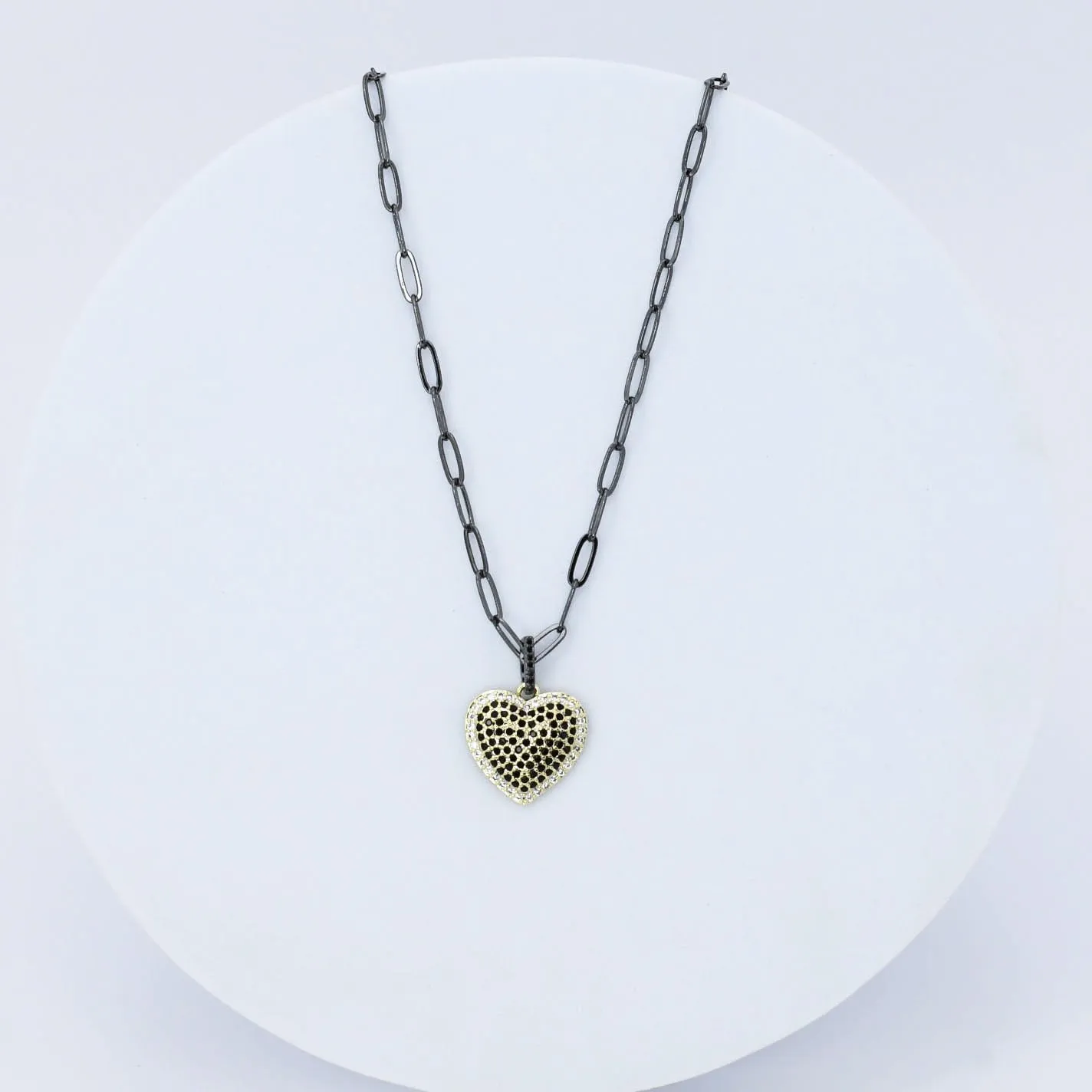 You Got My Heart Black Necklace sold by Charming Charlie product image thumbnail 2