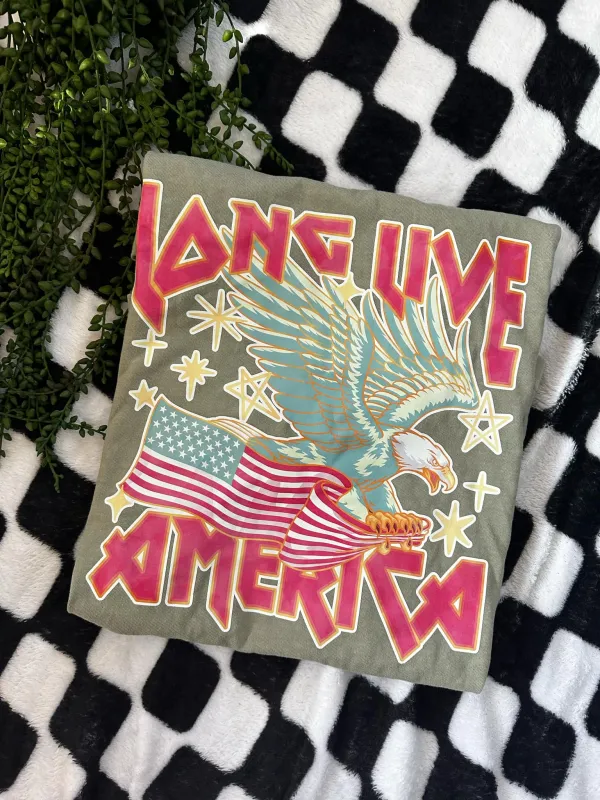 Long Live America Graphic Tee sold by Charming Charlie