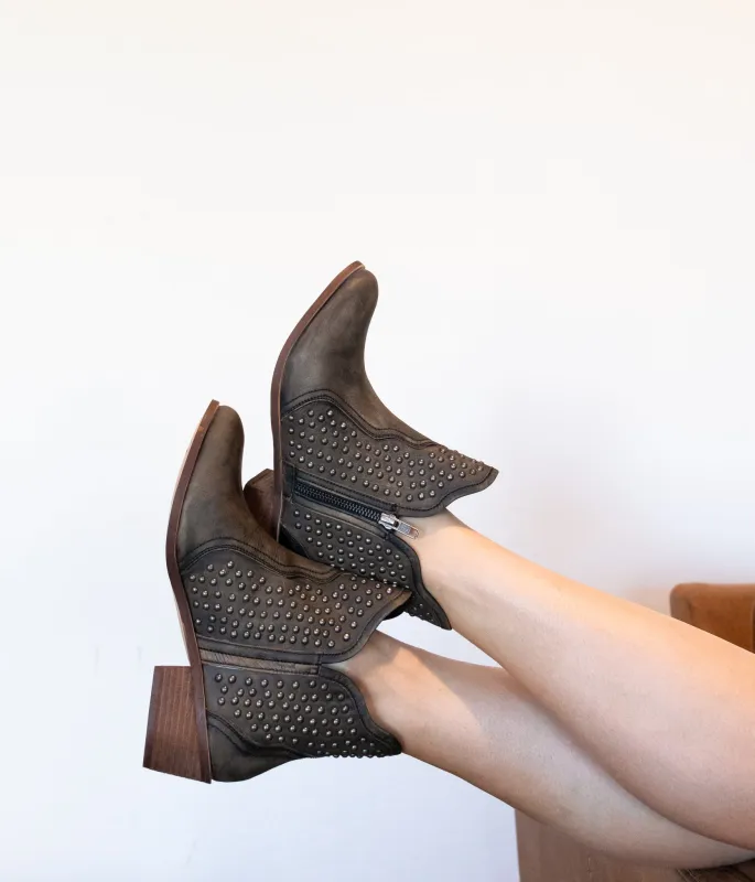 Nailed It Ankle Boot in Black sold by Charming Charlie
