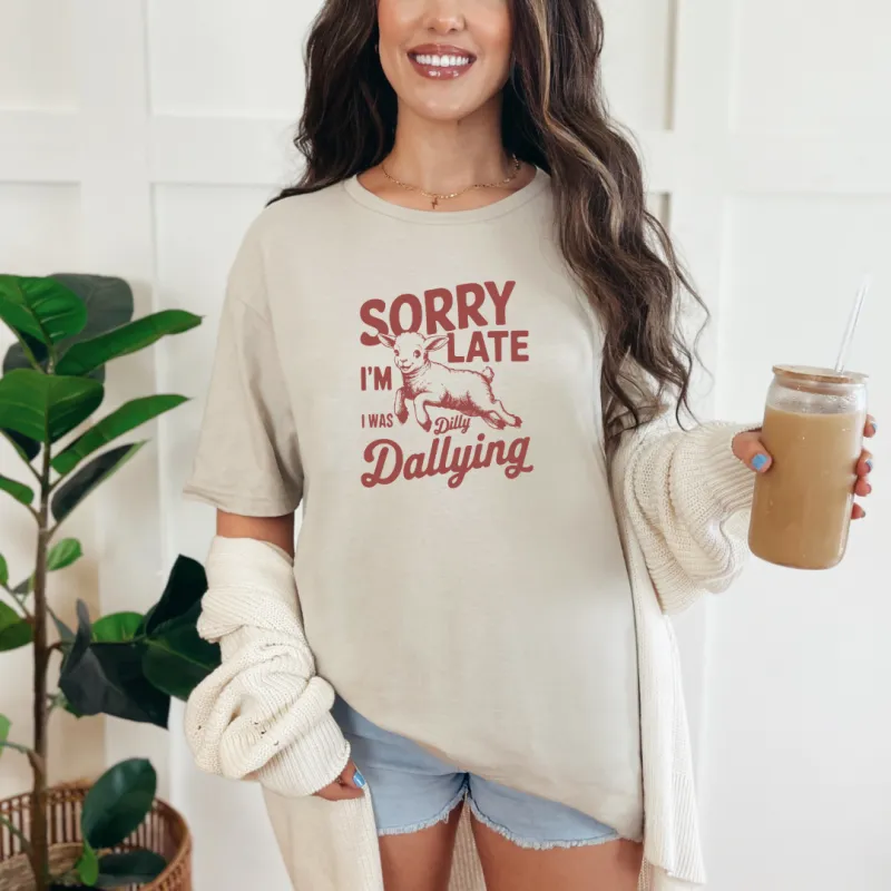 Dilly Dallying Graphic Tee sold by Charming Charlie