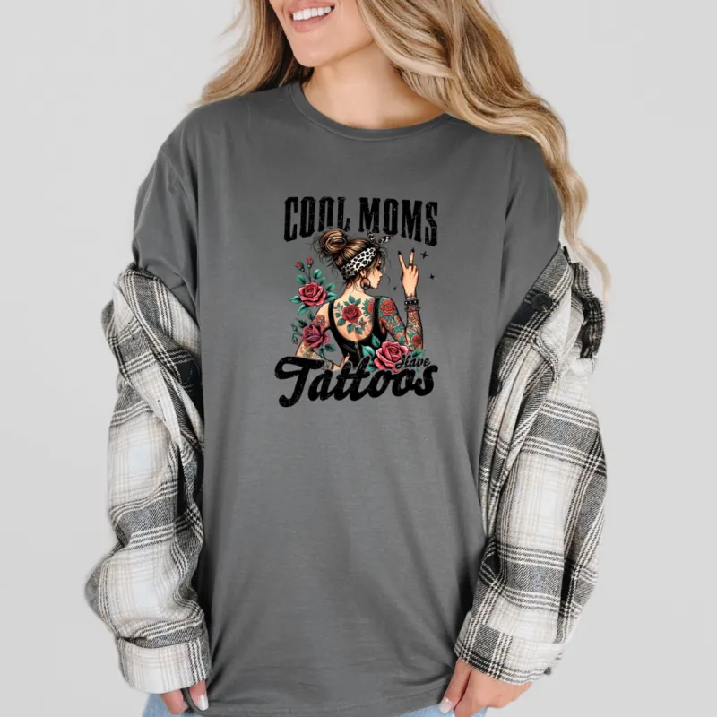Cool Moms Have Tattoos Graphic Tee sold by Charming Charlie