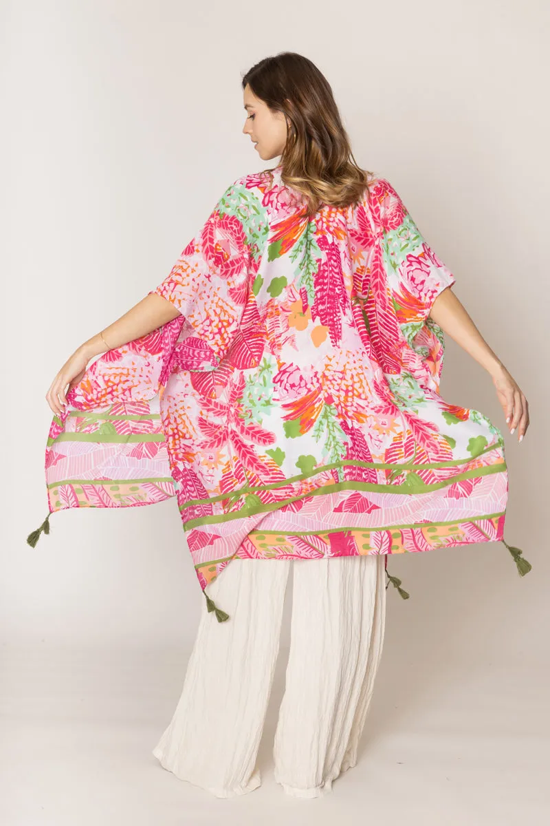 Floral Print Kimono sold by Charming Charlie product image thumbnail 2