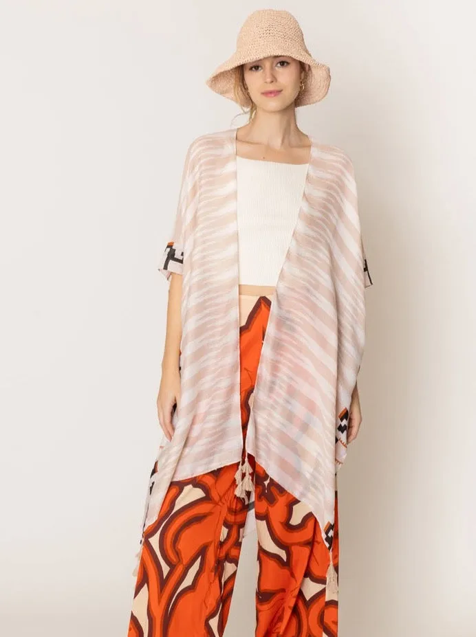 Aztec Print Kimono sold by Charming Charlie product image thumbnail 2