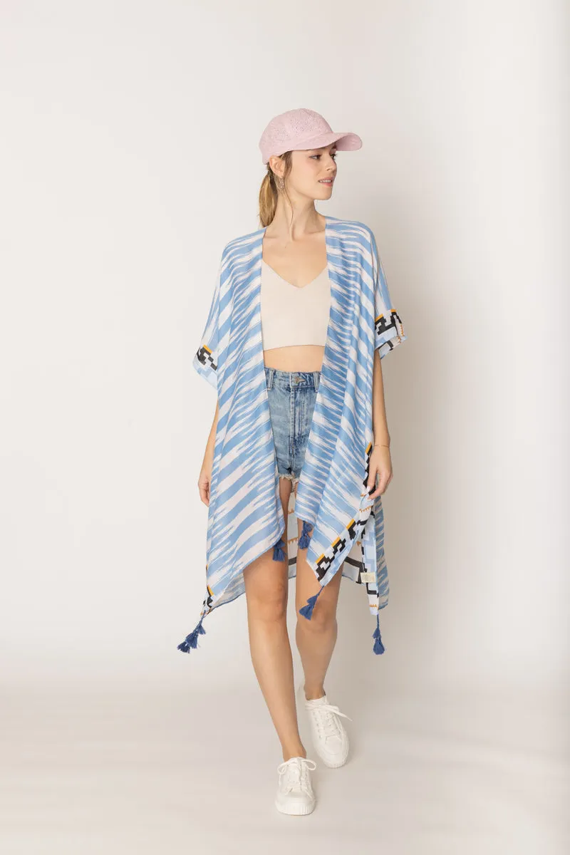 Aztec Print Kimono sold by Charming Charlie product image thumbnail 3