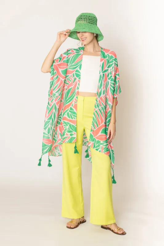 Floral Print Lurex Kimono sold by Charming Charlie