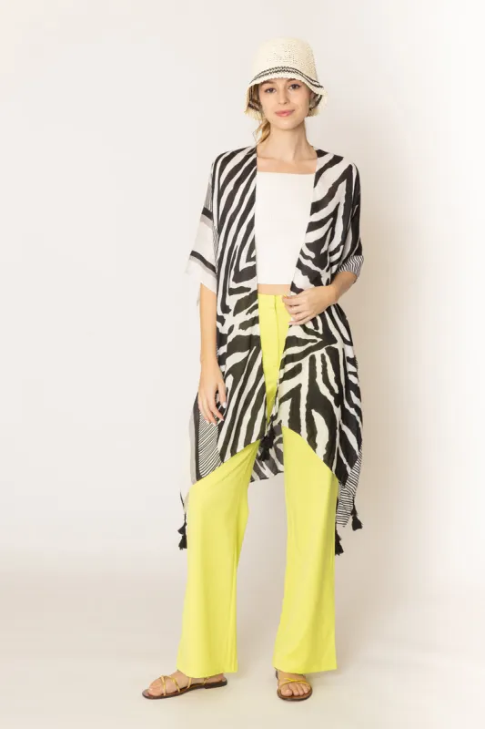 Animal Print Kimono sold by Charming Charlie