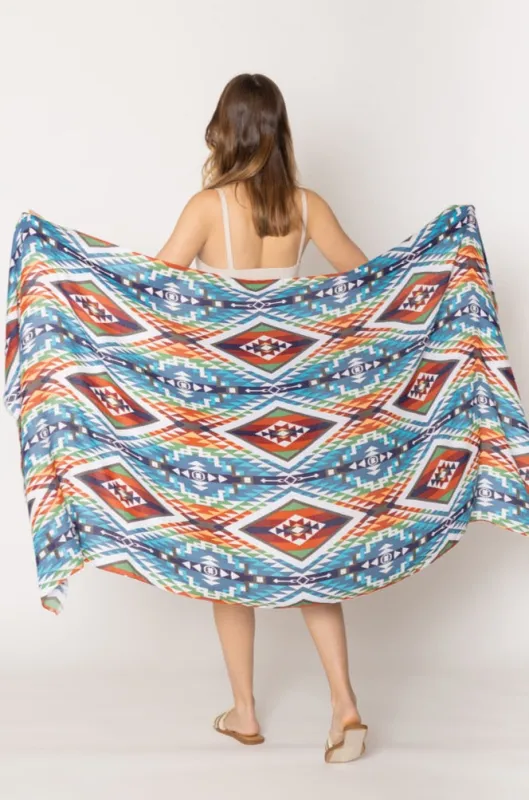 Aztec Print Scarf sold by Charming Charlie