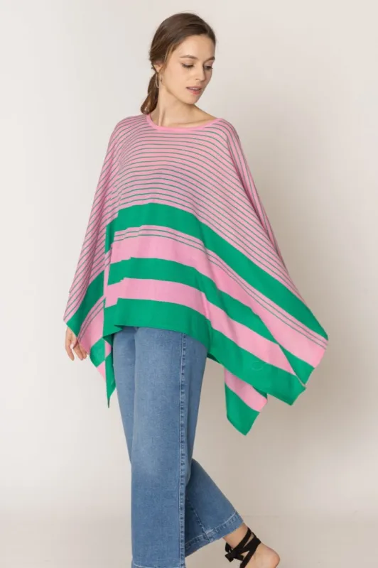 Stripe Poncho sold by Charming Charlie