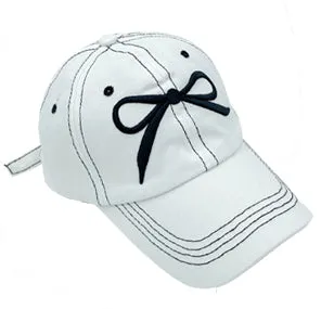 Embroidered Big Bow Baseball Cap sold by Charming Charlie product image thumbnail 3
