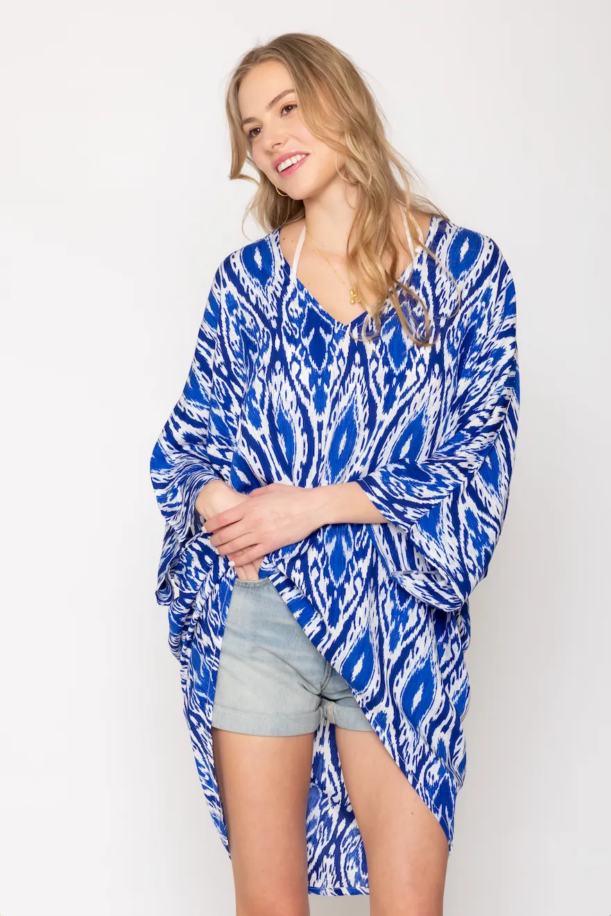 Ikat Hi-Lo Tunic Poncho sold by Charming Charlie product image thumbnail 2