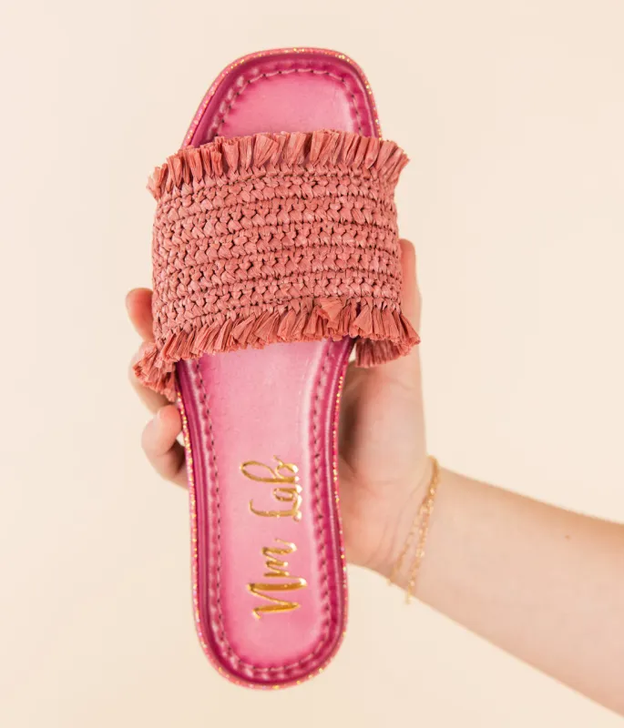 Juana Woven Sandals in Pink sold by Charming Charlie