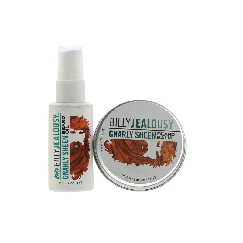 DUO BILLY JEALOUSY GNARLY SHEEN BEARD BALM & OIL 2 OZ sold by Charming Charlie