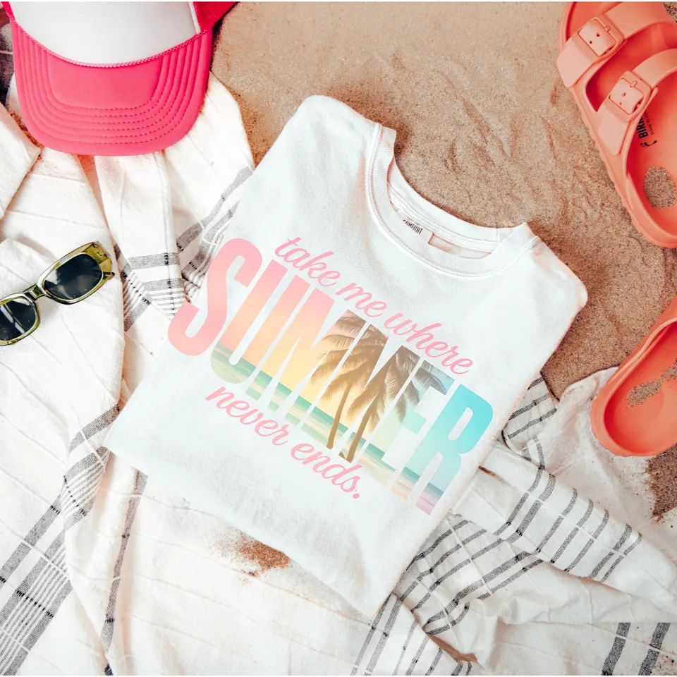 Summer Never Ends Graphic Tee sold by Charming Charlie