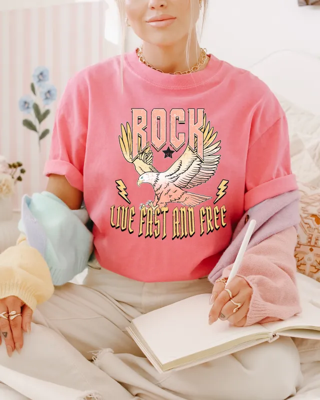 Live Fast and Free Graphic Tee sold by Charming Charlie