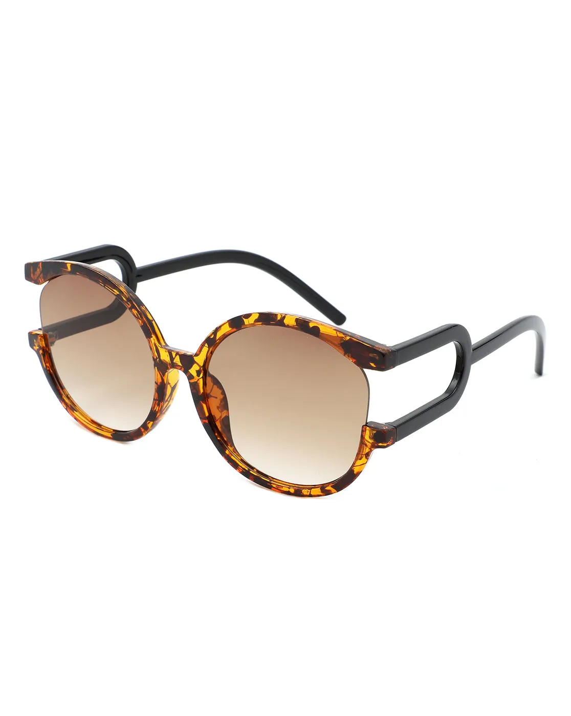 Iloria - Oversized Fashion Irregular Round Sunglasses sold by Charming Charlie